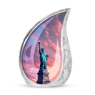 Statue Of Liberty Cremation Urn - Small Urn - Keepsake Urn For Human Ashes