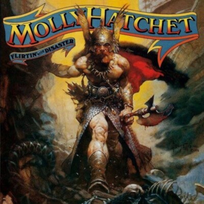 Molly Hatchet  Flirtin with Disaster Album Cover Poster Print 12 x 12