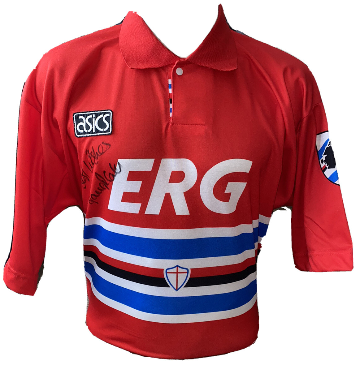 イタリア製 asics サンプドリア 1995-1996 ユニフォーム y2k