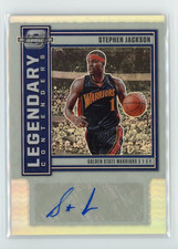 2020-21 Contenders Optic LCA-SJA Legendary Contenders Stephen Jackson Auto /99