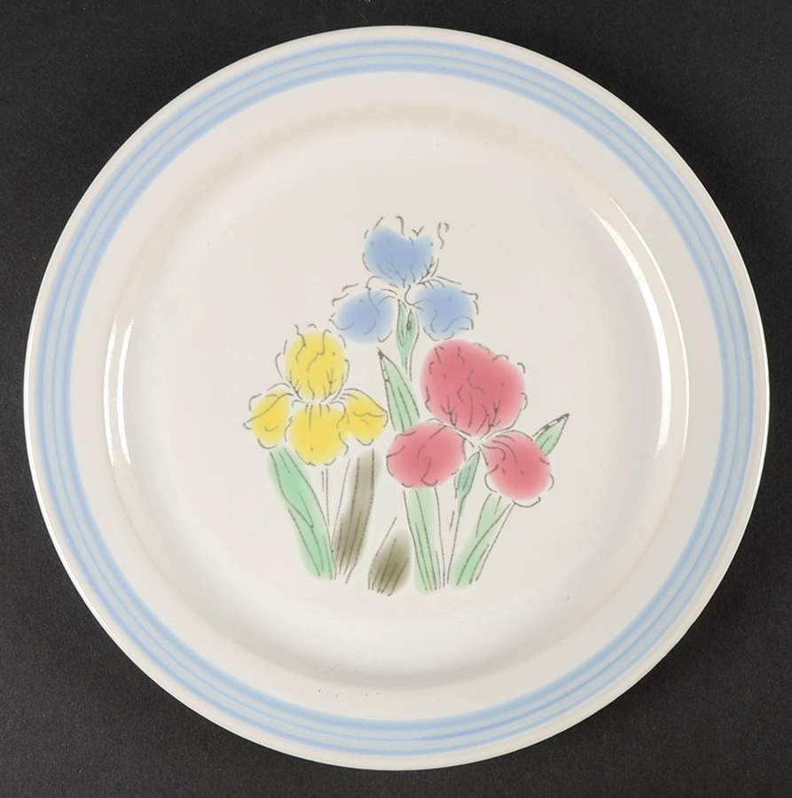 Sakura Iris Salad Plate 645881