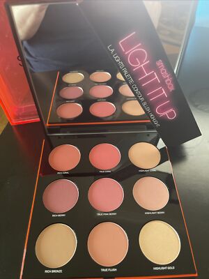 Smashbox Light It Up L.A. Lights Palette Contour Blush Highlight New in box 