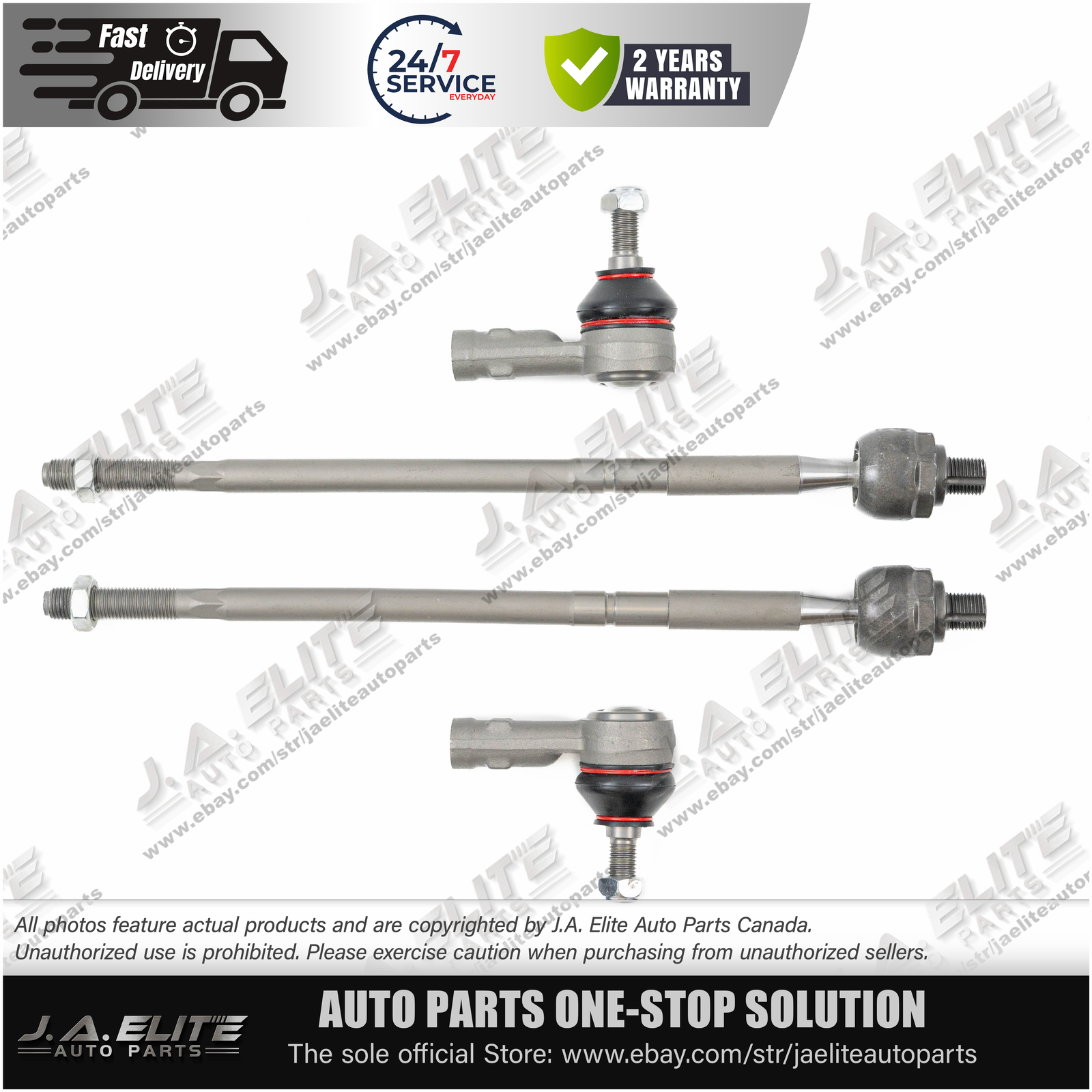 Bentley Mulsanne 2010 Tie rod ends 4 pcs P/N 3Y0422811