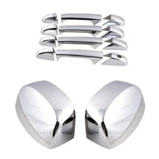 Door Handle + Chrome Mirror covers  07-14 Chevrolet Silverado GMC Sierra 1500