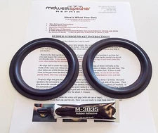 5" Butyl Rubber Surround Woofer Kit - Speaker Repair - R5-1