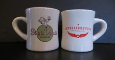 2 restaurant ware mugs Stan's Donuts Intelligentsia Coffee Chicago Flag