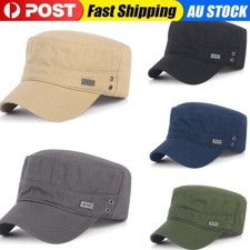 Men Cap Army Hat Cadet Castro Military Patrol Baseball Cap Adjustable Hats Sport
