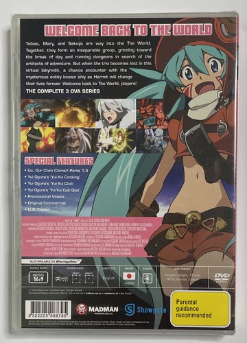 Hack Quantum DVD Película (PG) Colección OVA, Madman, Anime Dibujos Animados, Nuevo y Sellado - Imagen 2 de 8