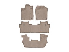 Weathertech Floorliners Hp Mats For Honda Pilot 2016-2022 Complete Set- Tan Weathertech Floorliners Hp Mats For Honda Pilot 2016-2022 Complete Set- Tan