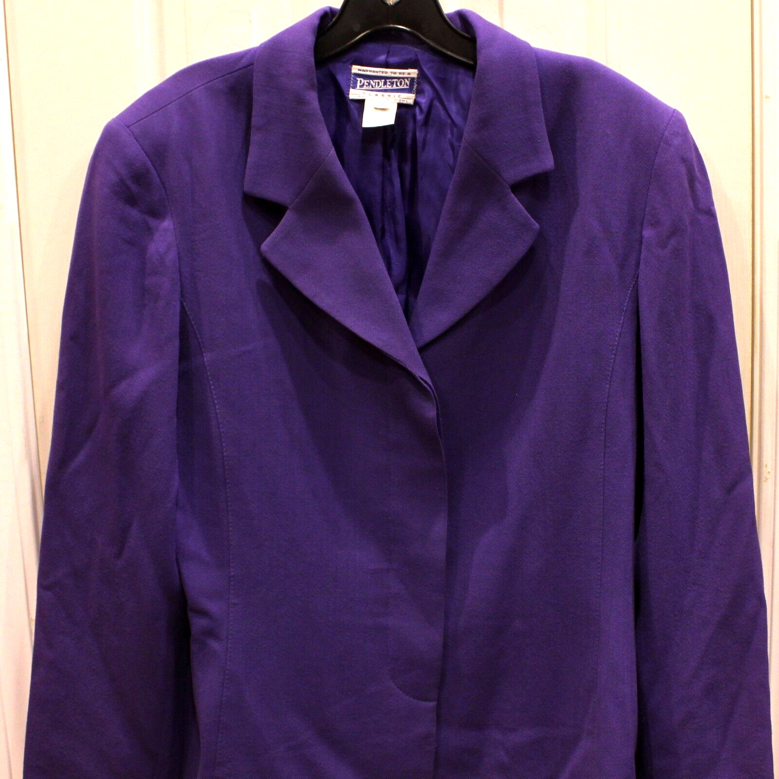 VTG Pendleton Woolmark Virgin Wool Lined Womens B… - image 2