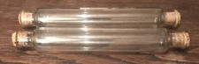 Pair of vintage Pyrex rolling pins - c. 1930&rsquo;s / 40&rsquo;s