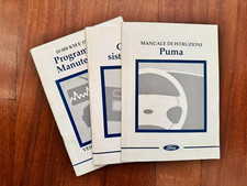 Libro Uso e Manutenzione Ford Puma 1.7 16v con allegati
