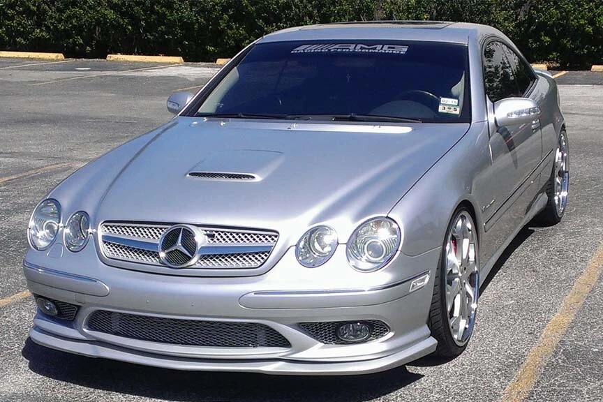 Rejilla CL Plateada CL500 CL600 CL55 W215 Accesorio Cuerpo Parrilla Estrella Parachoques Nuevo Foto 4 de 4