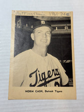 VINTAGE JAY PUBLISHING DETROIT TIGERS  5X7 PHOTO NORM CASH BASEBALL PICTURE