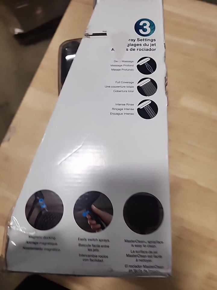 Kohler Fordra Handheld Shower Head 3 Spray Wall Mounted in Black R27512