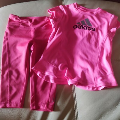Adidas shirt and Gimboree pants Toddler girl, 2 Toddler, pink