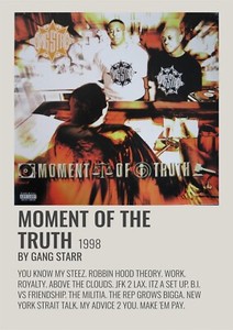 Gang Starr Poster | eBay