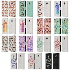 OFFICIAL CAT COQUILLETTE ANIMALS LEATHER BOOK WALLET CASE FOR MOTOROLA PHONES 2