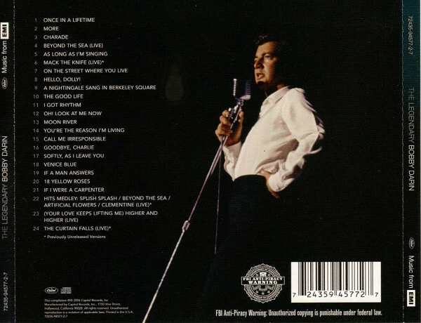 Bobby Darin - The Legendary Bobby Darin - Used CD Foto 2 de 3