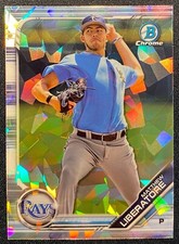 Matthew Liberatore 2019 Bowman Draft Sapphire RC Rookie Prospect Chrome Base 1