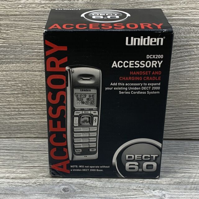 Uniden DCX200 1.9 GHz Single Line Expansion Handset(s) for sale online