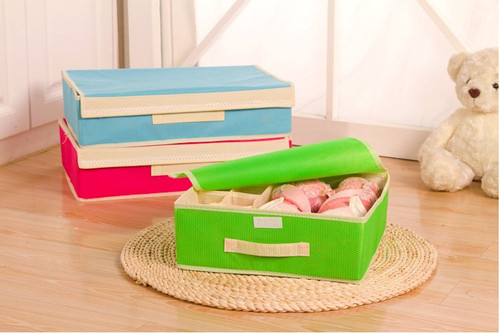 Underwear Bra Socks Ties Divider Closet Storage Organizer Drawer Case - Picture 9 of 25