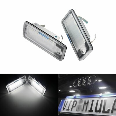 LED License Number Plate Light Audi A3 8P A4 8H B6 S4 RS4 A5