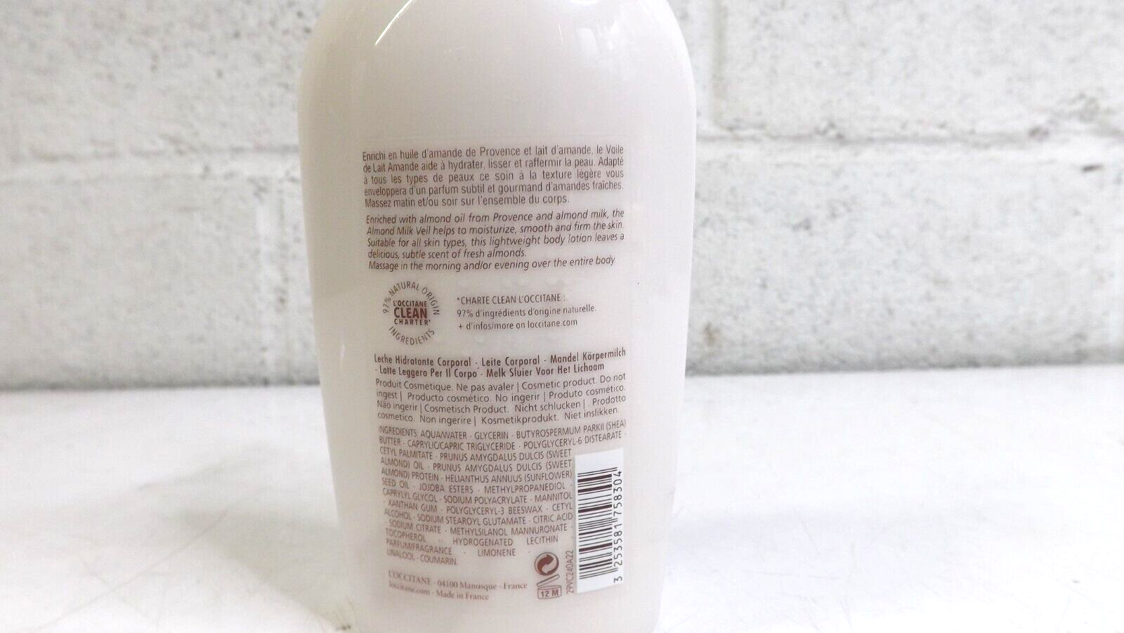L'Occitane Almond Milk Veil 8 fl oz240 ml. Body Lotion & Cream eBay