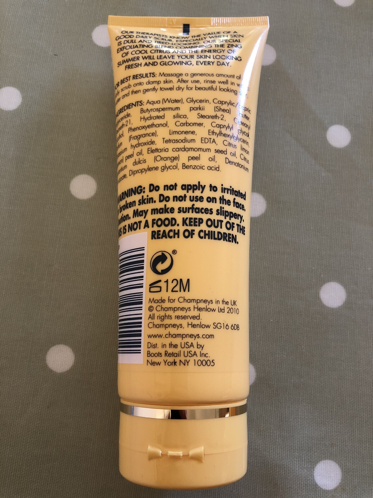 CHAMPNEYS HEALTH SPA CITRUS BLUSH ENLIVENING DAILY SCRUB 250ML eBay