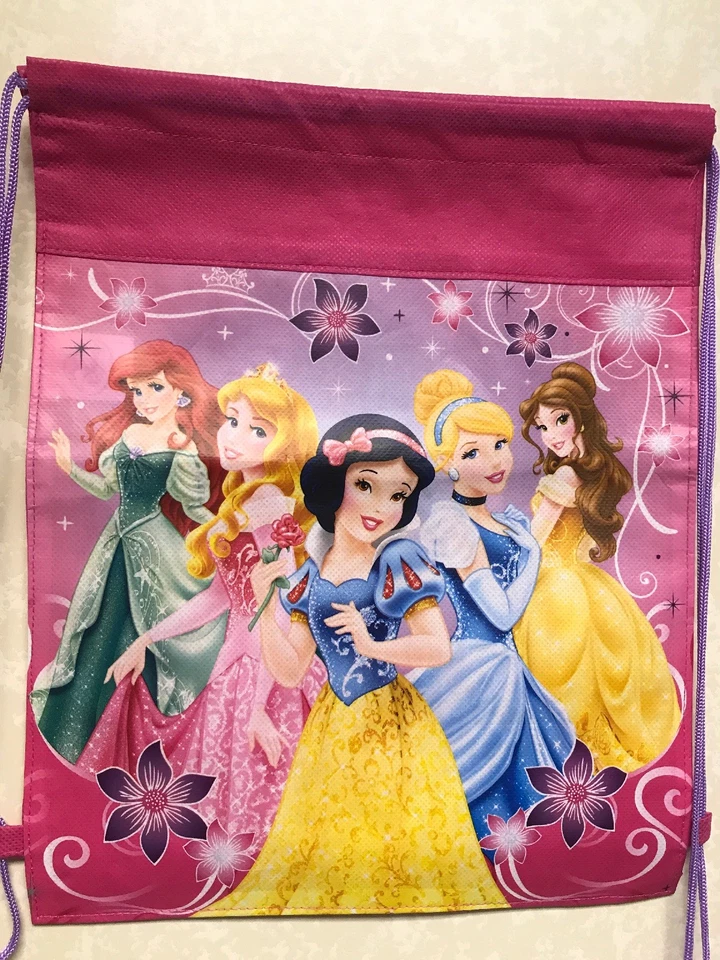 Bolso Bandolera Bolso de Mano Cordón No Tejido Princesa Disney (Altura 13.5", Ancho 10.5") Foto 3 de 4