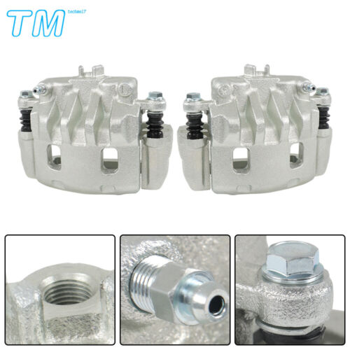 For Subaru Forester Outback Legacy 2.5L Front Pair Brake Calipers w/ Bracket - Picture 2 of 10