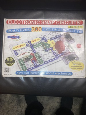 Elenco Electronic Snap Circuits SC-300 1st Time Opened To Take Pic