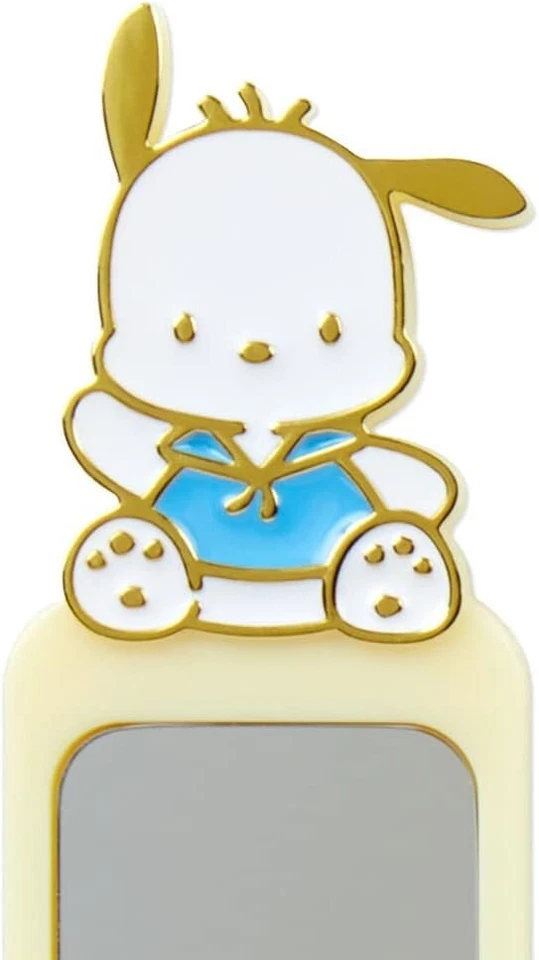 Espejo compacto Sanrio Pochacco, longitud aprox. 12 cm (4,72 pulgadas), plástico, 251356 Foto 3 de 3