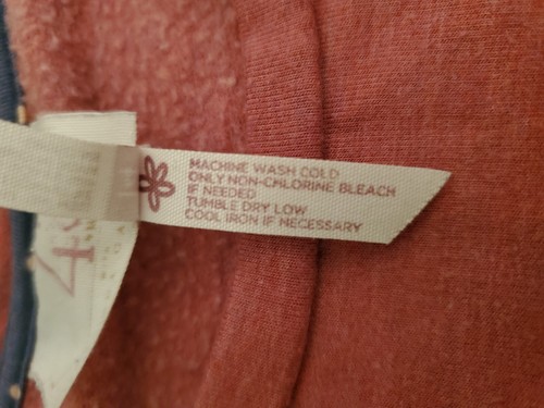Tween 435 Matilda Jane Joanna Gaines Sweatshirt With Glee Pink Pullover Size 14 - Picture 4 of 12