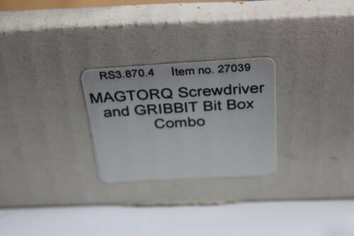 Schroder 27039 MAGTORQ RATSCHENSCHRAUBENDREHER & GRIBBIT BIT BOX COMBO SET GERMANY - Bild 3 von 7