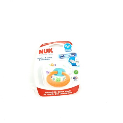NUK Orthodontic Pacifier 0-6M Soothes Calms Healthy Oral Development USA Seller