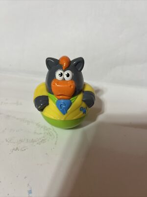 Playskool Weebles Wobble Horse Yellow Gray Toy Figure 2003