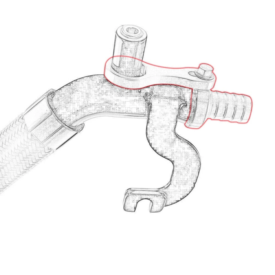 Kit de enchufe de manguera y conector de refrigerante para Ram 2500 3500 4500 5500 2009-2019 Foto 3 de 4