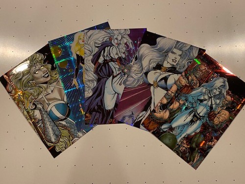 Lady Death Mega (1997) 88-Card MASTER Set Base Clearchrome Fractal Chase Promos+ - Picture 5 of 8