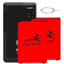 High Quality 2x 4580mAh Battery Wall Charger Pin for LG Treasure LTE L52VL Phone