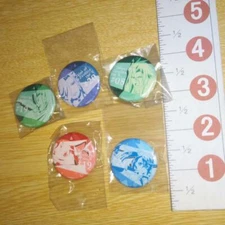 A51441 Tales of Zestiria the X Ufotable cafe Limited Can badge x5 Alisha Zaveid