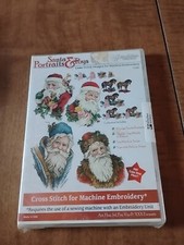 NEW NOS Sealed SANTA PORTRAITS & TOYS Cross S...