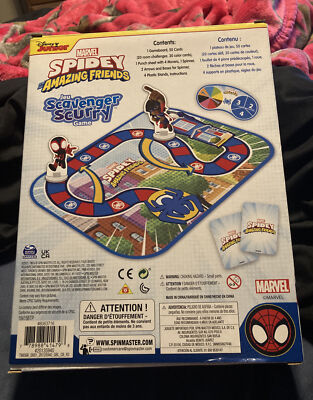 Gioco Da Tavolo Spin Master Marvel Spidey & Friends Scavenger Scurry - Nuovo