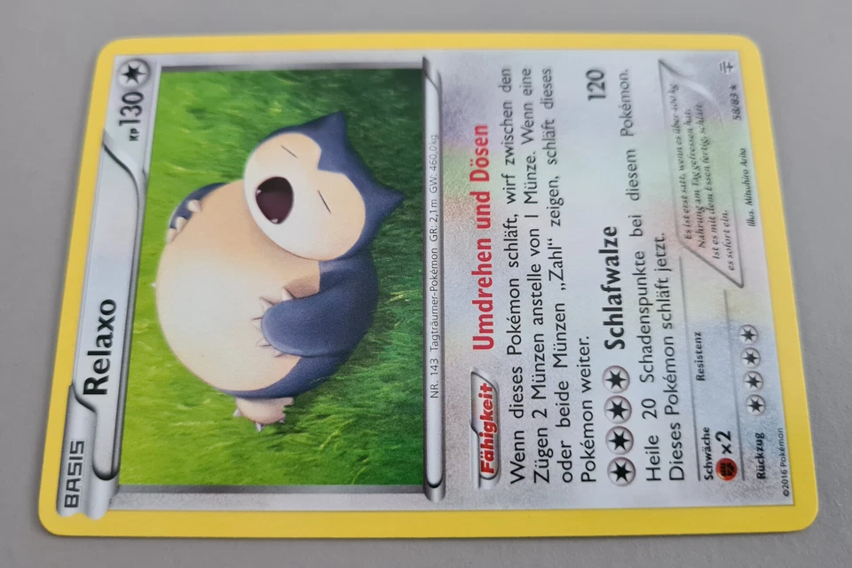 Relaxo # 58/83 Rare Sammelkarte aus Generationen 2016 Pokemon Deutsch Mint - Bild 2 von 3