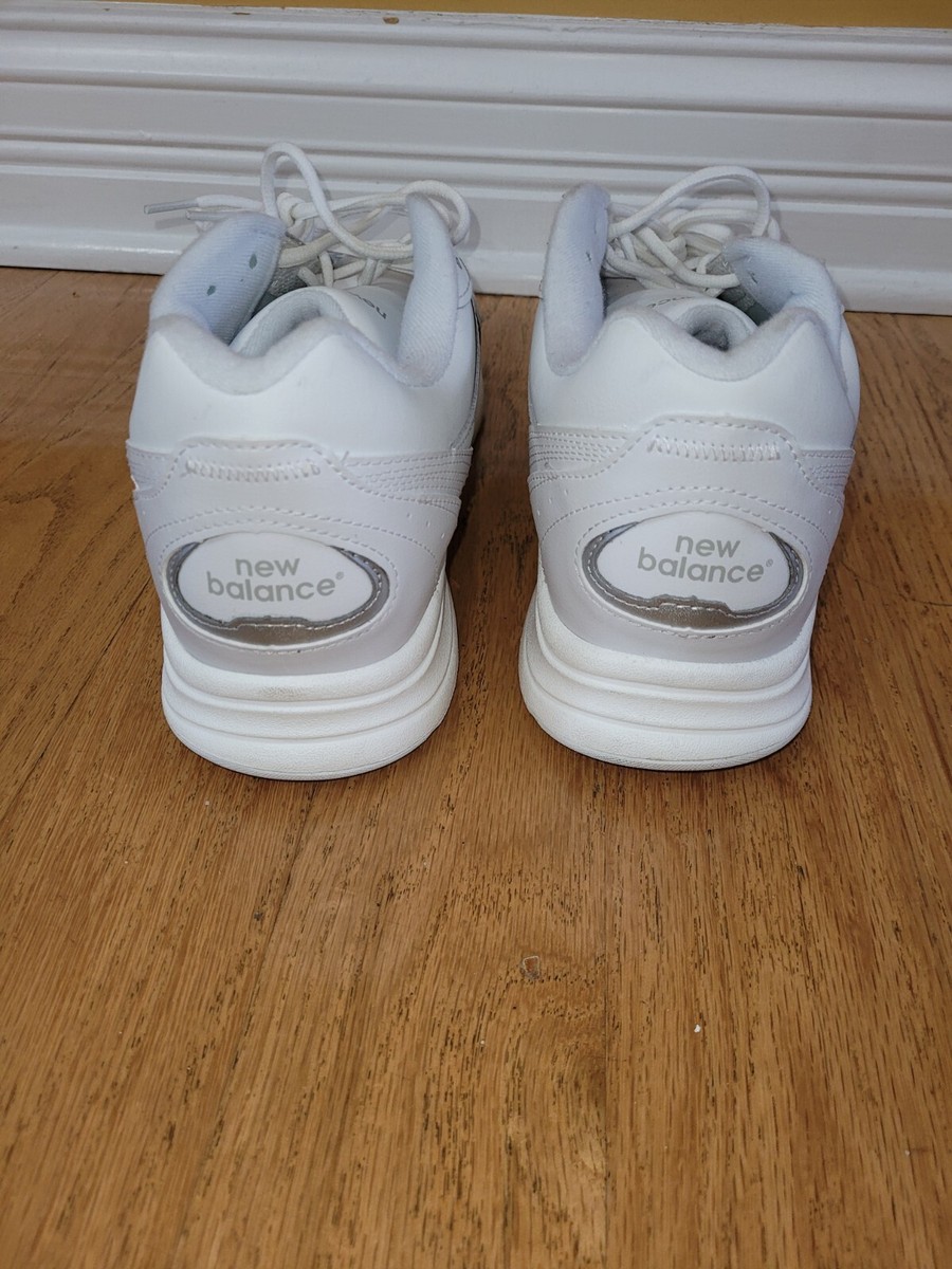 New Balance Men's 577 V1 Lace-up Walking Shoes, White/White