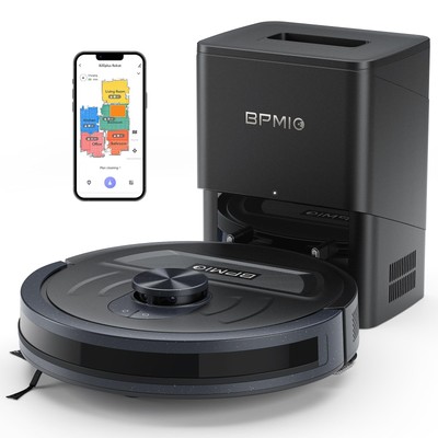 Robot Vacuum and Mop with Self-Empty Dock, 60-Day Capacity, 5500Pa Suction, L...