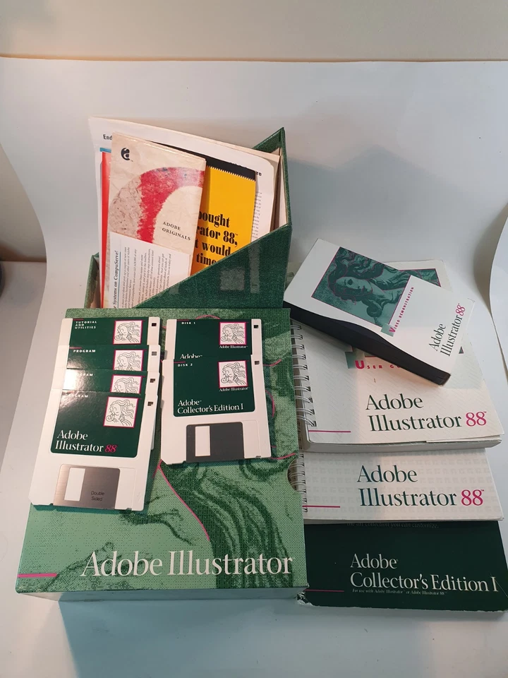 Adobe Illustrator 88 v2.0 Apple Macintosh OS Vintage Software Mac FULL VERSION - Image 3 of 4