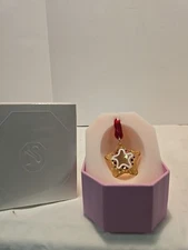 New Swarovski Holiday Cheers Gingerbread Star Ornament #5627610 2022 Box