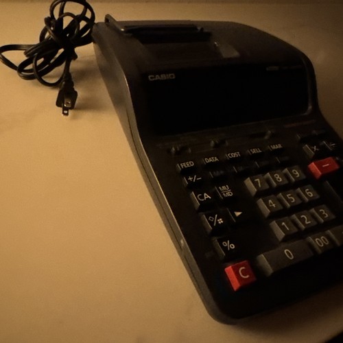 Casio DR-210TM Heavy-Duty Desktop Printing Calculator 12-Digit Display TESTED - Picture 13 of 14