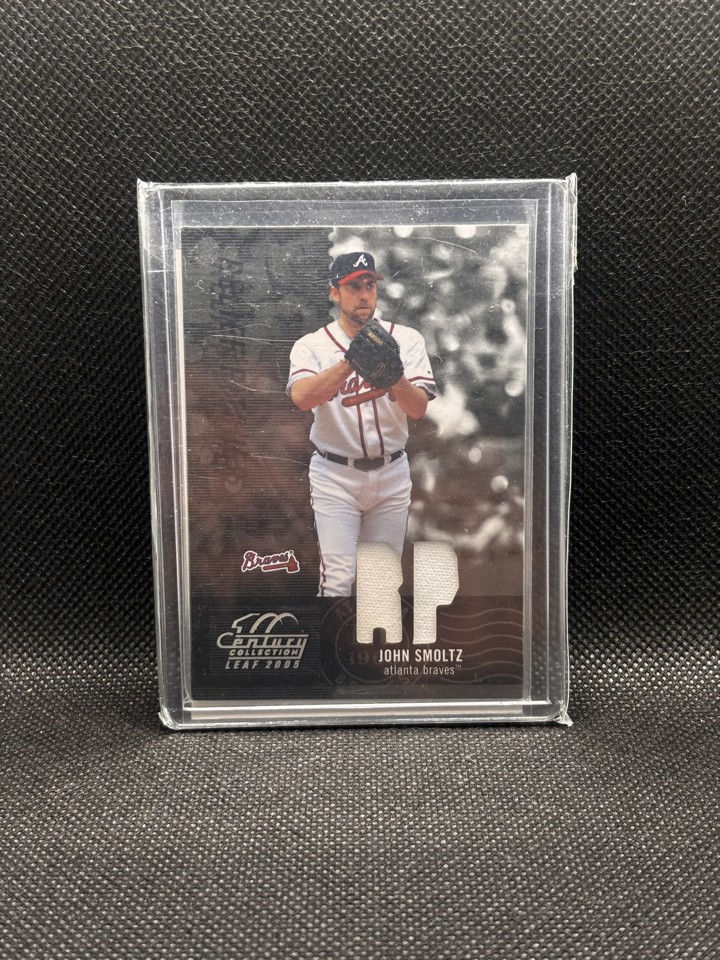 2005 Leaf Century Collection - John Smoltz #29 Materials Die-Cut Position /250